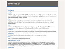 Tablet Screenshot of codelabs.ch